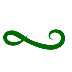 Green Swirl Line 