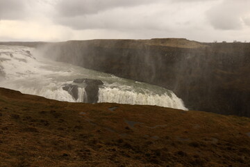 Gullfoss is a waterfall located in the canyon of the Hvítá river in southwest Iceland.