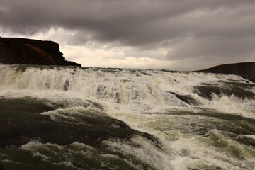 Gullfoss is a waterfall located in the canyon of the Hvítá river in southwest Iceland.