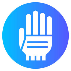 glove gradient icon