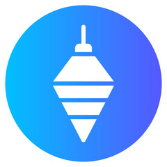 plumb bob gradient icon