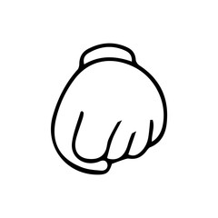 hand gesture vector icon 