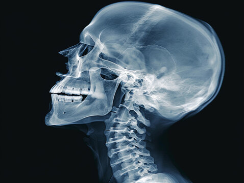 Human Skull X-ray Image