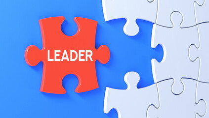 Fototapeta premium Leader puzzle