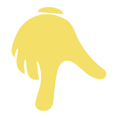 cartoon hand gesture