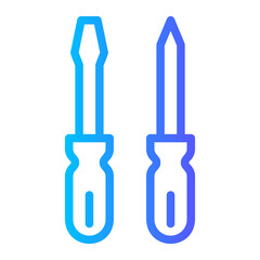 screwdriver gradient icon