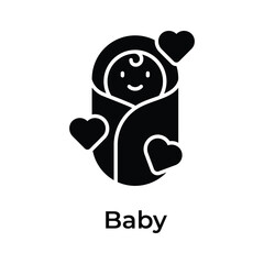 Have a look at this beautifully designed icon of baby in modern style