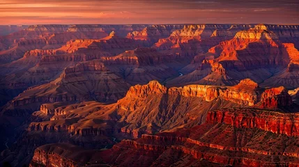 Fotobehang grand canyon sunset © Annette
