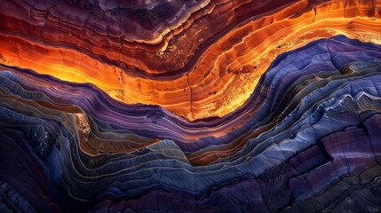abstract background of the canyons - obrazy, fototapety, plakaty