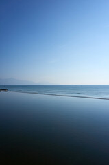 Landscape of Non-Nuok Beach in Danang, Vietnam.
