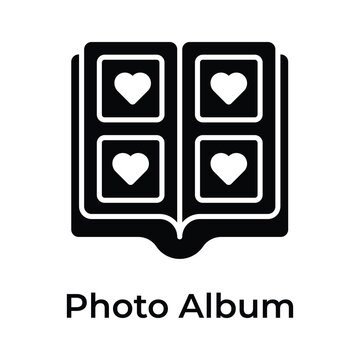 Have a look at this carefully designed photo album vector design