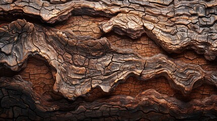 Close-up of weathered textured bark