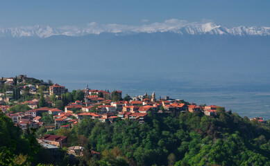 Naklejka na ściany i meble Sighnaghi is the city of love in Georgia