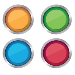 buttons for web vector