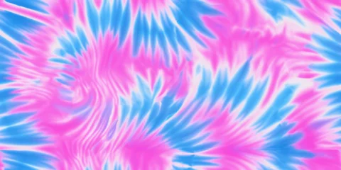 Photo sur Plexiglas Style bohème Fabric Tie Dye Pattern Ink , colorful tie dye pattern abstract background. Tie Dye two Tone Clouds . Shibori, tie dye, abstract batik brush seamless and repeat pattern design. 