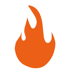 Fire and flames outline icon,Contour bonfire, linear flaming elements. Hand drawn monochrome different fire flame vector illustration.