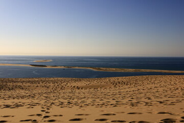 The Dune of Pilat is the tallest sand dune in Europe. It is located in La Teste-de-Buch in the...