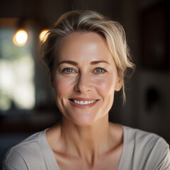 Senior Woman's Serene Beauty Ritual