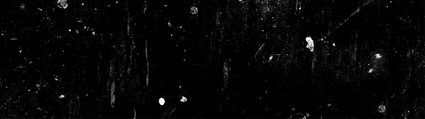 Abstract old wall surface on black background textrue with white scratches and crackes. Dust and scratches design decorate the floor tiles and home. Vintage grunge scratched background, overley, 