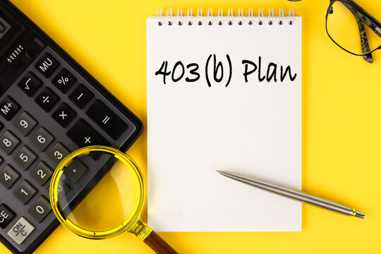 Business concept meaning 403b Home Loan with sign on the piece of paper.