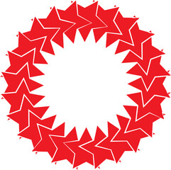 red star label  layered file svg vector cut file circuits silhouette design for t-shirt car decoration toy shop book sticker