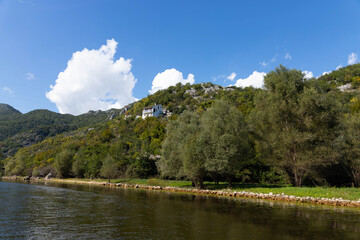 River Crnoevich is a city in Montenegro on the river of the same name or the Black River, not far from the coast of Lake Skadar.
