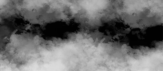 Abstract background with white and black watercolor texture .digital pastel art watercolor splash texture .vintage white and black sky and cloudy background .hand painted vector  watercolor design .