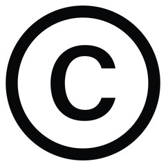 copyright symbol or copyright sign. - obrazy, fototapety, plakaty