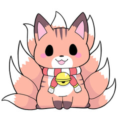 九尾の狐・縞模様