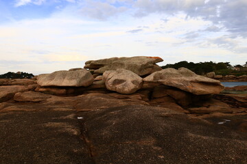 C&ocirc;te de granite rose is a stretch of coastline in the C&ocirc;tes d'Armor departement of northern Brittany, France