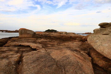C&ocirc;te de granite rose is a stretch of coastline in the C&ocirc;tes d'Armor departement of northern Brittany, France