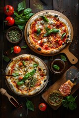 Fototapeta na wymiar italian pizza
