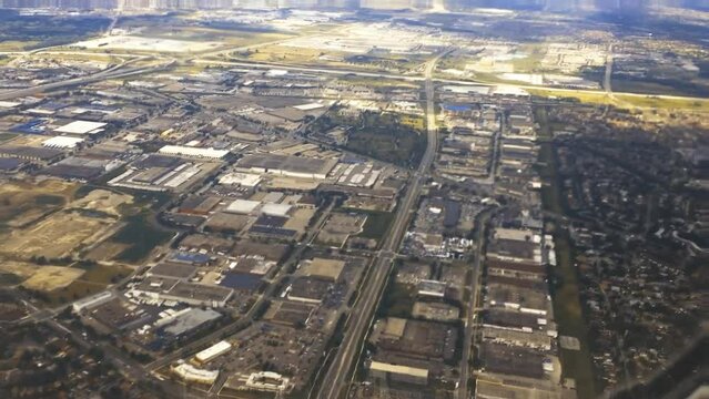 Timelapse of taking off from Bangkok