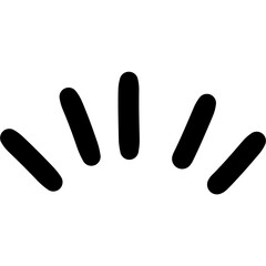 Emotions symbol set. cartoony expression sign doodle. 