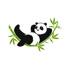 Cute panda vector illustraion