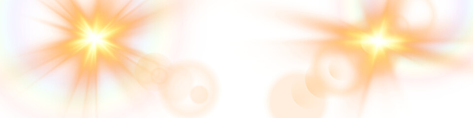 Sunlight special lens flare light effect. Sun flash. Yellow sun. PNG.