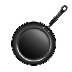 Frying Pan With Black Handle