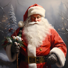 Santa clause, ai-generatet - obrazy, fototapety, plakaty