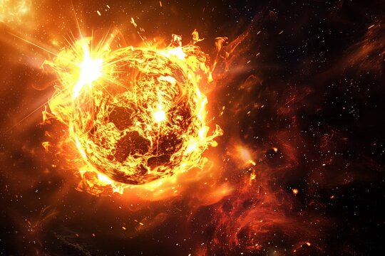 star on fire