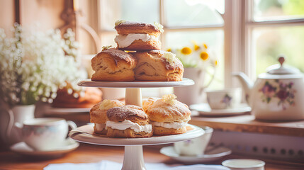 Scones traditional English delicious freshly baked homemade