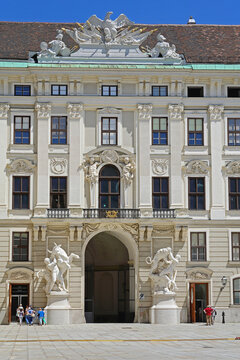 Hofburg Palace  in Vienna Austria Summer Travel