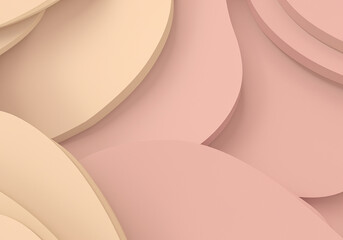Abstract layered pale pink and beige background.