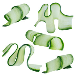 sliced cucumber isolated png