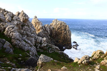The point of Pen-Hir is a promontory of the Crozon peninsula in Brittany, to the south-west of Camaret-sur-Mer