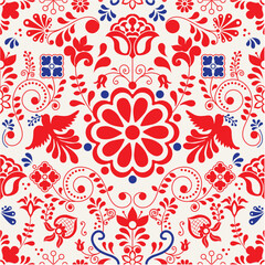 seamless pattern with flowers