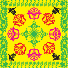 pattern with flowers