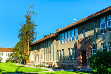 Architecture of San Jose State University in California, United States