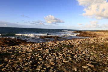 The peninsula of Quiberon is a French peninsula located in Morbihan, Brittany