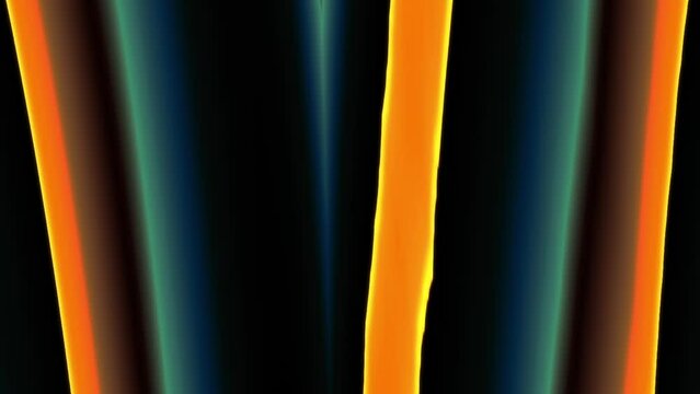 Colorful v shape line flowing to side. Loop able modern animation
