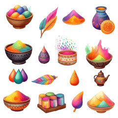 set of Holi element